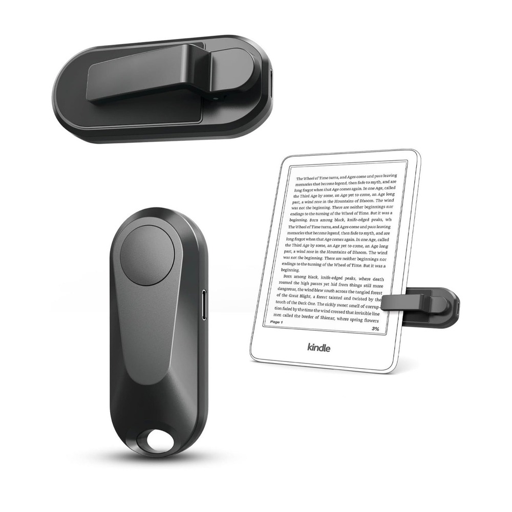 DATAFY Remote Control Page Turner‎ Kindle Paperwhite Oasis iPad Black RF Clicker